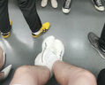 亚瑟士ASICS男鞋网面跑步鞋缓震跑鞋透气舒适运动鞋 GEL-FLUX 4 黑色009 40.5 实拍图