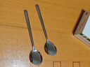美厨（maxcook）316L不锈钢汤勺汤匙 加大加厚勺子圆底餐勺 2件套本色MCGC0200 实拍图