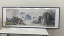 墨派新中式挂画客厅背景墙装饰画办公室书房字画山水画国画横幅壁画 江山如画 160*60cm/实木框(适合2.0米沙发) 实木边框 实拍图