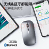 英菲克（INPHIC）M1无线鼠标可充电办公蓝牙三模电量显示静音便携适用于惠普华硕苹果IPAD笔记本电脑无限轻音 【蓝牙三模电量显示版-无线轻音】顶配版-金属灰 实拍图