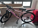 飞鸽（FLYING PIGEON）山地自行车成人男女变速山地车青少年中小学生车越野户外骑行单车 【高碳钢】G8002代-辐条轮-粉色 26寸轮组（适合160-180cm） 21速入门版 实拍图