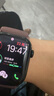 Apple/苹果 Watch Series 10 智能手表GPS款42毫米亮黑色铝金属表壳黑色运动型表带M/L MX1P3CH/B 实拍图
