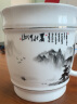 洁雅杰陶瓷茶杯 带盖水杯子(550ml)陶瓷茶杯陶瓷办公杯 荣耀杯国家补贴 实拍图
