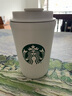 星巴克（Starbucks）保温杯355ml咖啡杯车载随行保冷水杯子男女士礼物雪地白女神款 实拍图