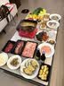 onlycook 日式竹木火锅蔬菜盘九宫格拼盘分格备菜盘烤肉食材餐具餐用托盘 九宫格竹木备菜盘 实拍图
