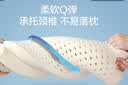 博洋家纺乳胶枕头泰国曲线颈椎枕芯学生枕单只装50*30*9/7cm 实拍图