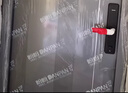 盼盼（Pan Pan）盼盼防盗门甲级家用安全门指纹锁子母门单门加高门头入户防撬防爆进户门 多维尔-高门楣单门2050*960-外开 特价款指纹锁-PL01BK 实拍图