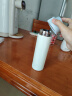 Debo德铂保温杯水杯长效保温304不锈钢杯子便携车载杯 升级款白色 480ml 实拍图