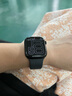 Apple/苹果 Watch Series 10 智能手表GPS款46毫米亮黑色铝金属表壳黑色运动型表带S/M MX263CH/B 实拍图