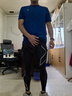 2XU Core系列梯度压缩长裤透气速干裤男运动健身力量训练跑步紧身裤 黑/银 S 实拍图