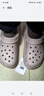 卡骆驰crocs檀健次同款经典泡芙洞洞鞋百舒适男沙滩鞋女鞋休闲鞋|207521 石英粉-6UR(含智必星) 37 (230mm) 38 实拍图