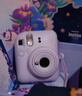 富士instax mini12一次成像拍立得相机（mini11拍立得相机升级版） 鸢尾紫 套餐4：官配+20张白边+保护壳+束口袋+相册 实拍图