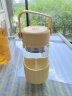 北鼎（Buydeem）泡茶随手杯 茶水分离家用耐高温玻璃杯便携办公水杯节日送礼 【小鹅黄】随身带|茶水分离360ml 实拍图