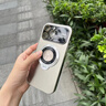 路杰森适用苹果16手机壳磁吸壳iPhone16promax散热镜头全包苹果15防摔支架大视窗13pm高级感ip14男女12 【钛原灰】Magsafe磁吸-自带镜头膜-送钢化膜 苹果16 ProMax 实拍图