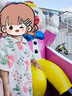 babylove宝宝短袖套装夏季竹棉山茶纱布薄款透气外出儿童清新家居服夏装 实拍图