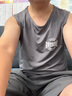 班尼路（Baleno）冰丝背心男夏季冰感无袖上衣男士网眼运动透气速干潮流痞帅坎肩 实拍图