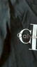 Calvin KleinJeans25春夏男女情侣休闲ck字母纯棉落肩袖宽松短袖T恤4RAB823 UB1-太空黑 M 实拍图