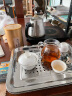 美仕威 不锈钢茶盘功夫旅行茶具 加厚茶托盘茶台储水 排水小型茶盘家用 36*27储水茶盘（带磁无排水） 实拍图