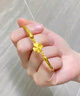 中国黄金（CHINA GOLD）黄金手镯女足金四叶草手镯素圈金镯七夕情人节礼物送女友老婆 【京速达】足金手镯约4.6g*玫瑰礼盒 晒单实拍图