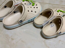 卡骆驰crocs洞洞鞋贝雅卡骆班轻便耐磨一脚蹬休闲鞋|205089 冬日白/彩色-1LI 40 (250mm) 实拍图