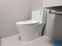 九牧（JOMOO） 家用防臭马桶虹吸大冲力抽水坐便器卫生间静音普通马桶非智能 超一级无棱抗菌11395 305/300mm (295-390以内选择) 实拍图