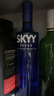 深蓝（SKYY）进口洋酒（Skyy Vodka）美国原味 蓝天伏特加 鸡尾酒 基酒 烈酒 750mL 1瓶 单瓶装 实拍图