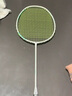 李宁（LI-NING）羽毛球拍雷霆小钢炮全碳素进攻型超轻高磅单拍白色6U 已穿线 实拍图