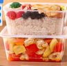 美丽雅一次性饭盒方形1000ml*30套 快餐打包盒大容量食品级便当野餐盒 实拍图