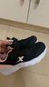 特步（XTEP）儿童童鞋女童小童时尚潮流休闲跑鞋 黑/浪漫粉 31码 实拍图