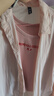 森马（Semir）长袖衬衫女中长款凉感防晒衣宽松叠穿纯色白衬衣109324105001 实拍图