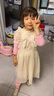 G.duck女童夏装2026新款儿童连衣裙中大童夏季长款公主裙小女孩雪纺裙子 香槟色(搭配头饰) 140 cm 实拍图
