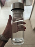 富光玻璃杯双层带茶隔大容量水杯 高档商务泡茶杯 高硼硅杯子500ml 实拍图