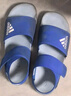 阿迪达斯（adidas）儿童凉鞋夏季男女大小童沙滩鞋  IH3632蓝/白  实拍图