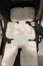 babycare天丝苎麻车席透气宝宝专用手推车坐垫通用席子云朵小熊38×70CM 实拍图
