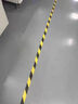 豪思克普 黄黑安全警示胶带 PVC48mm*33米 1卷 斑马地膜胶带警戒线隔离带地标线5S定位现场管理 实拍图
