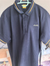吉普（JEEP）短袖T恤男夏季Polo商务休闲衫男士宽松凉感衣服男装 宝蓝  2XL 实拍图