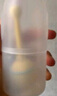 马博士儿童含氟牙刷软毛婴幼儿乳牙刷宝宝专用牙刷小月龄黄色  圆头款 实拍图