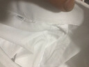 花花公子（PLAYBOY）冰丝短袖衬衫男夏季薄款修身工作商务纯白色衬衣免烫抗皱衣服男装 白色短袖有口袋【一件装】 XL 实拍图