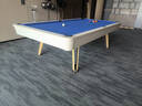 皓玉佳台球桌标准型大理石成人家用多功能黑八桌球台乒乓球桌餐桌二合一 9尺 艺术石板三合一 实拍图