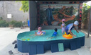 西哈泳士免充气折叠儿童游泳池家用室外小孩婴儿游泳桶成人大型户外支架 3.6米【乐享套餐】免充气泳池 实拍图