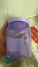 特百惠（Tupperware）吸吸罐550ml女生学生密封带吸管水杯子夏季自制饮品奶昔 冰沙紫 实拍图