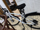 Jeep吉普公路自行车碟刹变速自行车男女学生公路车竞技代步车-RS730 RS730-公路把-皎月白-铝合金 M码（适合身高165-185CM） 21速-初学者骑行(入门款) 实拍图
