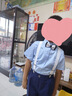萝卜呗呗（LUOBOBEIBEI）儿童夏季短袖衬衫背带短裤套装男童六一礼服 藏青四件套 140 实拍图
