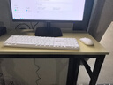 墨例折叠桌电脑桌椅长条桌子折叠书桌弹簧桌学习台式桌面试办公培训桌 单层-100cm*40cm*75cm 实拍图