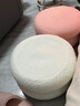 百目源轻奢奶油风梳妆凳北欧欧式现代简约小户型圆凳椅子羊羔绒化妆凳子 米白色-卧室款-低款化妆凳 实拍图