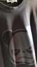 HI PANDA你好熊猫短袖T恤男美式高街痞帅个性夏季舒适透气重磅纯棉五分袖 【100%纯棉】-深灰#JDP熊猫粉笔 L 实拍图