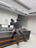 POUM美式高街修身微喇休闲裤男女工装迷彩裤情侣裤喇叭多口袋裤子男 BLMFS-8279迷彩色 XL 实拍图