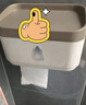 云穗卫生间纸巾盒防水免打孔创意纸巾架厕所卫生纸置物架壁挂式抽纸盒 象牙白【所有纸巾通用】 实拍图