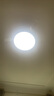 欧普（OPPLE）风扇灯吊扇灯24瓦LED照明低噪音餐厅卧室吊灯灯具包安装 冰风白 实拍图