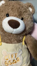名创优品（MINISO）吉福特熊背带裤坐姿公仔毛绒玩具玩偶抱枕小熊娃娃生日礼物女大号 实拍图